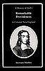 Remarkable Providences (out of print)