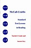 McCall Crabbs Standard Test Lessons in Reading A-E Guide & Answer Key